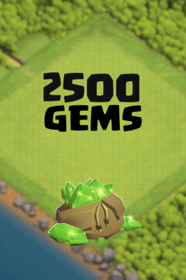 Clash Of Clans | 2500 GEMS - Clash Of Clans