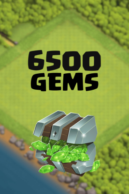 Clash Of Clans | 6500 GEMS - Clash Of Clans