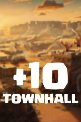 Legendary Hero +10 Level | +3000 Cup - Clash Of Clans